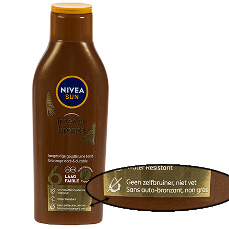 Nivea bronzer ingrediënten